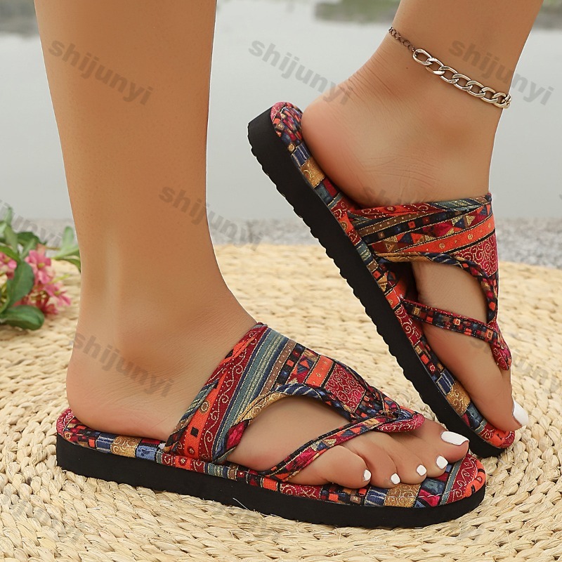 큰 사이즈 여성 샌들 2025 여름 신상 가볍고 편안한 - New Ethnic Fashion 리뷰 및 가격
