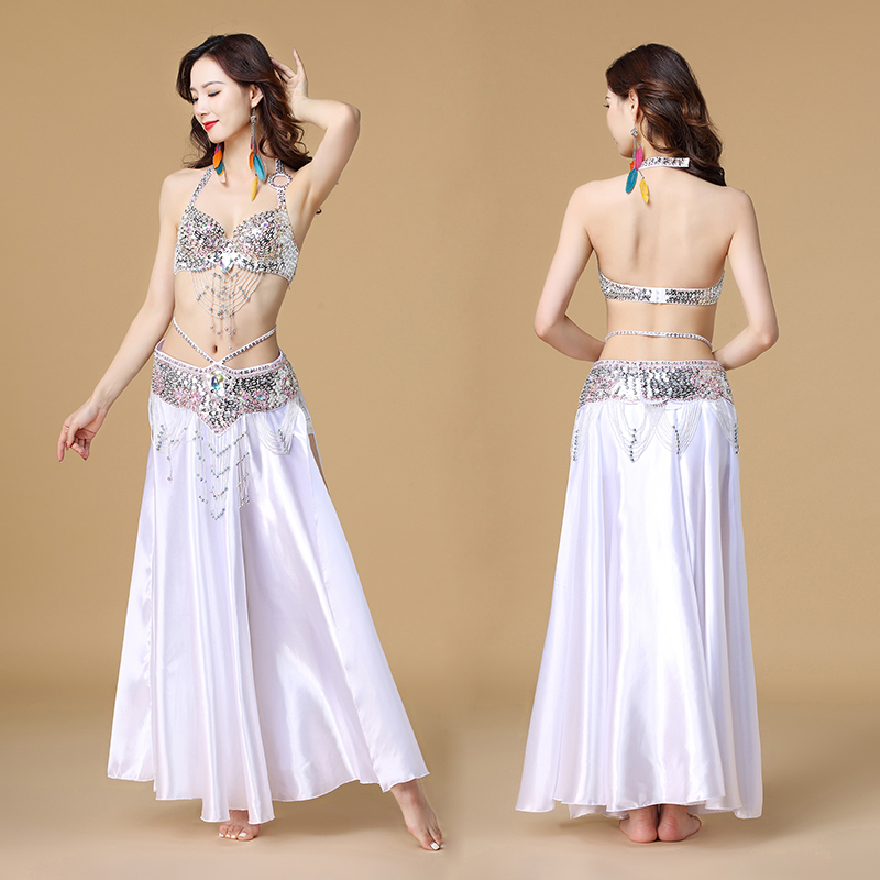 밸리 댄스 의상 인도 댄스 3pcs 브래지어 & 벨트  - Ethnic Fashion India 리뷰 및 가격